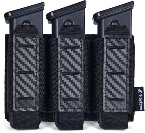 حافظة مجلة عالمية مقاس 9 مم من Triple Molle، حافظة مجلة 9 مم، مع لوحة داخلية ذات حلقة داخلية مقطوعة بالليزر وحامل ماج لأحزمة Molle التكتيكية in Saudi Arabia