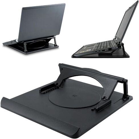 CostMad Adjustable Flexible Laptop Notebook Holder Stand Base - Rotate 360 Without Moving The Base in Saudi Arabia