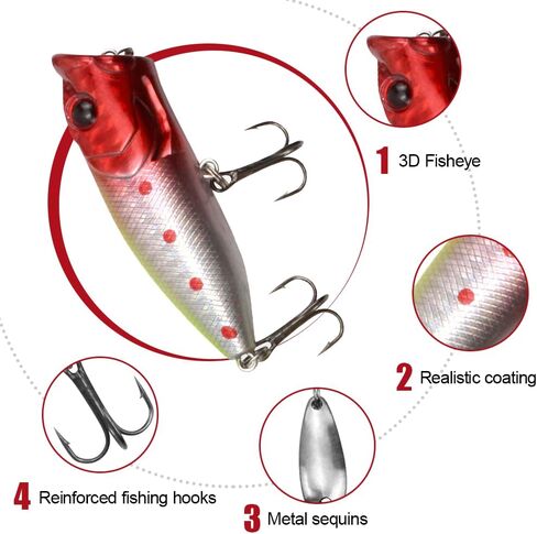Christmas Fishing Bait Blind Set, Advent Calendar Fishing Lures Box Christmas Mystery Tackle Boxes for Fishermen Perfect Present in Saudi Arabia