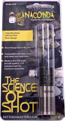 Patternmaster Anaconda Short Range 12 Gauge Hunting Shotgun Accessory Durable 17-4 Stainless Steel Choke Tube | Effective Range Up to 40 Yards in Kuwait