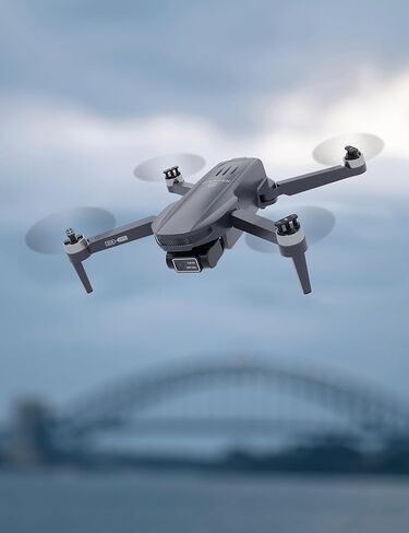 طائرة بدون طيار بنظام تحديد المواقع العالمي (GPS) مع كاميرا 4K للبالغين، محورين Gimbal EIS مع محرك بدون فرش، بطاريتان لمدة 40 دقيقة من وقت الطيران، عدسة قابلة للتعديل بزاوية 90 درجة in Kuwait