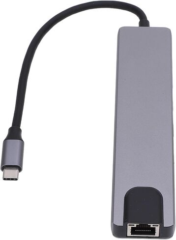 USB C Hub 8 في 1 USB Type C HD واجهة الوسائط المتعددة LAN متعدد المنافذ محول الفاصل تخزين قارئ بطاقة الذاكرة للهاتف اللوحي والكمبيوتر المحمول in Saudi Arabia