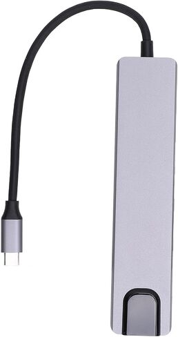 USB C Hub 8 في 1 USB Type C HD واجهة الوسائط المتعددة LAN متعدد المنافذ محول الفاصل تخزين قارئ بطاقة الذاكرة للهاتف اللوحي والكمبيوتر المحمول in Saudi Arabia