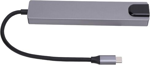 USB C Hub 8 في 1 USB Type C HD واجهة الوسائط المتعددة LAN متعدد المنافذ محول الفاصل تخزين قارئ بطاقة الذاكرة للهاتف اللوحي والكمبيوتر المحمول in Saudi Arabia