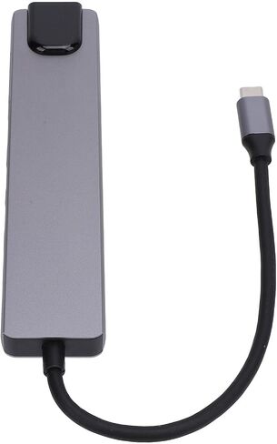 USB C Hub 8 في 1 USB Type C HD واجهة الوسائط المتعددة LAN متعدد المنافذ محول الفاصل تخزين قارئ بطاقة الذاكرة للهاتف اللوحي والكمبيوتر المحمول in Saudi Arabia