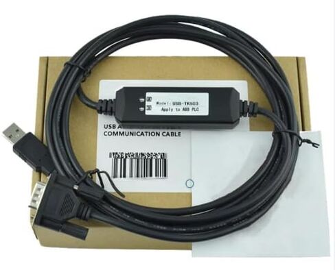 USB-TK503 PLC كابل تصحيح الأخطاء كابل برمجة الاتصالات تنزيل كابل لسلسلة AC500-Eco تصميم شريحة مزدوجة درجة صناعية عادية (3 متر) in Saudi Arabia
