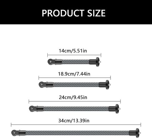 أقطاب تمديد من ألياف الكربون عصا سيلفي قضيب أنبوبي 1/4 بوصة برغي لركوب الدراجات Monopod حوامل تثبيت تمديد من ألياف الكربون in Kuwait