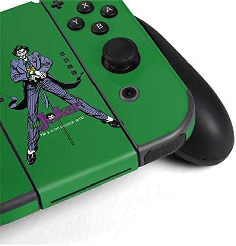 Skinit Decal Gaming Skin Compatible with Nintendo Switch Bundle - Officially Licensed Warner Bros The Joker Portrait Design in Saudi Arabia