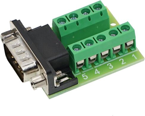 B9 Splitter Cable Connector RS232 Serial 9-Pin DB9 Male to Female Adapter (Durable Metal Housing, 1 Male + 1 Female Ports) in Saudi Arabia