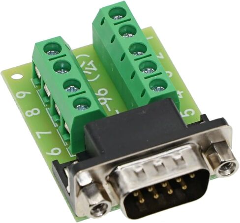 B9 Splitter Cable Connector RS232 Serial 9-Pin DB9 Male to Female Adapter (Durable Metal Housing, 1 Male + 1 Female Ports) in Saudi Arabia