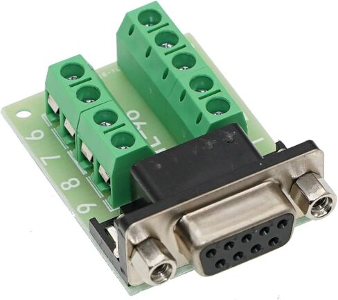 B9 Splitter Cable Connector RS232 Serial 9-Pin DB9 Male to Female Adapter (Durable Metal Housing, 1 Male + 1 Female Ports) in Saudi Arabia