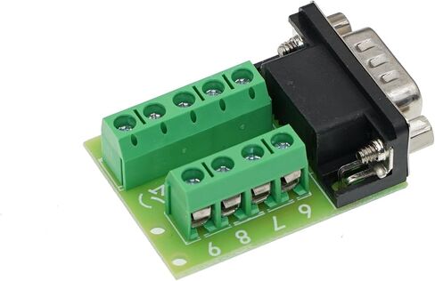 B9 Splitter Cable Connector RS232 Serial 9-Pin DB9 Male to Female Adapter (Durable Metal Housing, 1 Male + 1 Female Ports) in Saudi Arabia