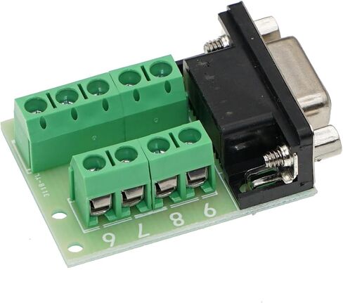 B9 Splitter Cable Connector RS232 Serial 9-Pin DB9 Male to Female Adapter (Durable Metal Housing, 1 Male + 1 Female Ports) in Saudi Arabia