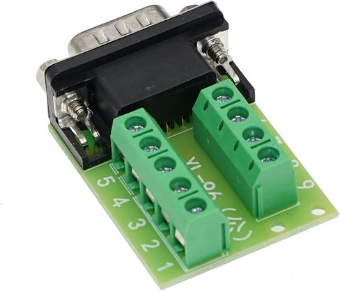 B9 Splitter Cable Connector RS232 Serial 9-Pin DB9 Male to Female Adapter (Durable Metal Housing, 1 Male + 1 Female Ports) in Saudi Arabia