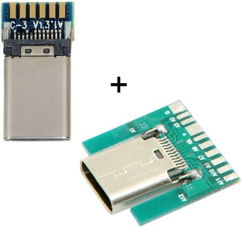 JSER DIY 24pin USB 3.1 Type-C Female Socket Connector SMT Type with PC Board in Kuwait