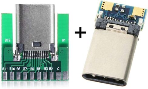 JSER DIY 24pin USB 3.1 Type-C Female Socket Connector SMT Type with PC Board in Kuwait