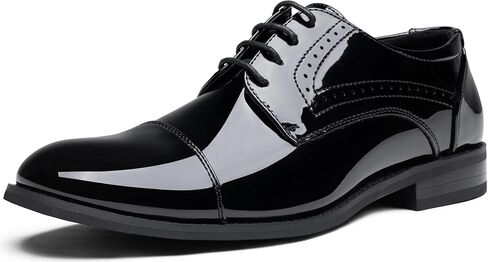 Vostey Men's Dress Shoes Classic Wingtip Brogue Men Oxfords in Kuwait