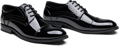 Vostey Men's Dress Shoes Classic Wingtip Brogue Men Oxfords in Kuwait
