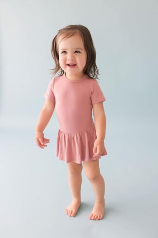 Posh Peanut Baby & Little Girls Dresses for Summer - Twirl Bodysuit Dresses for Girls Made of Soft Viscose from Bamboo in Kuwait
