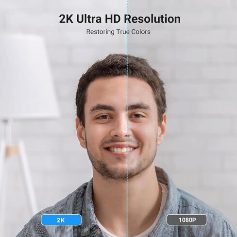 UGREEN 2K Webcam for PC Bundle with Gaming Microphone for PC 24bit/96kHz in Saudi Arabia