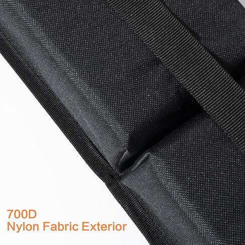 حامل سقف ناعم للسيارة عالمي لزورق الكاياك لركوب الأمواج، رف سطح السيارة للتزلج والتزحلق على الجليد مع شريطين للربط للأسفل عالي التحمل، 2 حبل للأسفل، 2 حزام بحلقة سريعة وحقيبة تخزين in Kuwait