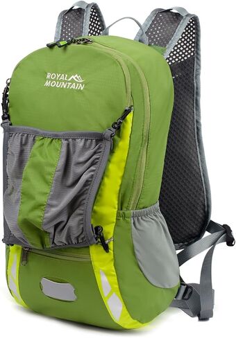 حقيبة ظهر للدراجة مع غطاء للمطر، حقائب ظهر لركوب الدراجات الجبلية، حقيبة نهارية خفيفة الوزن وقابلة للتعبئة ومقاومة للماء للسفر، حقيبة ظهر صغيرة لركوب الدراجات، والمشي لمسافات طويلة، والتخييم (أزرق داكن) in Kuwait