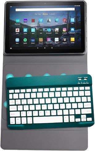 حافظة لوحة مفاتيح لجهاز Amazon Fire Max 11 مقاس 11 بوصة (الجيل الثالث عشر، إصدار 2023)، لوحة مفاتيح مغناطيسية قابلة للفصل، حافظة مع حامل قلم يناسب جهاز Max 11 Tablet (وردي)، وردي in Kuwait