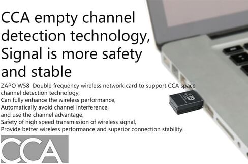 JAPOO RTL8811AU WiFi Wireless USB WiFi Adapter for Desktop PC and Laptop,600Mbps High Gain Dual Band 5dBi Antenna 5.8G/2.4G WiFi Adapter,Supports Win7/8/11/10/Linux (No Antenna) in Kuwait
