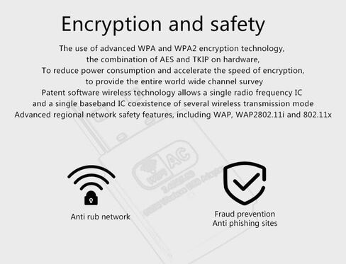 JAPOO RTL8811AU WiFi Wireless USB WiFi Adapter for Desktop PC and Laptop,600Mbps High Gain Dual Band 5dBi Antenna 5.8G/2.4G WiFi Adapter,Supports Win7/8/11/10/Linux (No Antenna) in Kuwait