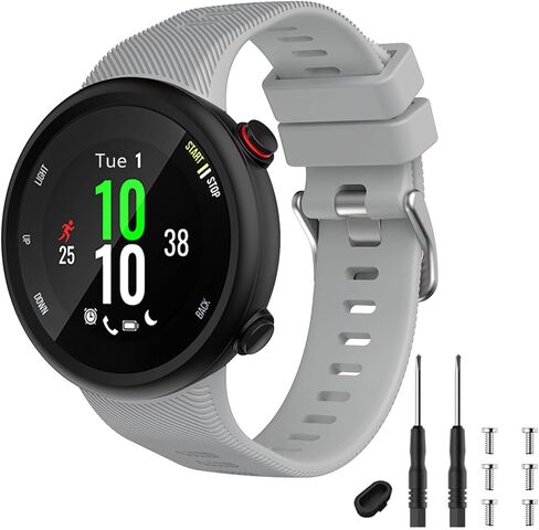 TopPerfekt Band Compatible with Garmin Forerunner 45, Sport Silicone Wristband Arm Band Replacement Bracelet for Forerunner 45 and Swim 2 in Saudi Arabia