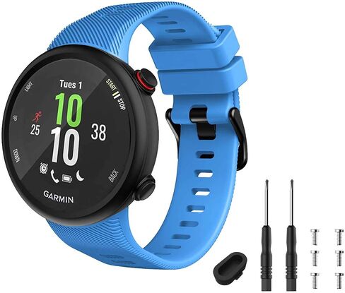 TopPerfekt Band Compatible with Garmin Forerunner 45, Sport Silicone Wristband Arm Band Replacement Bracelet for Forerunner 45 and Swim 2 in Saudi Arabia