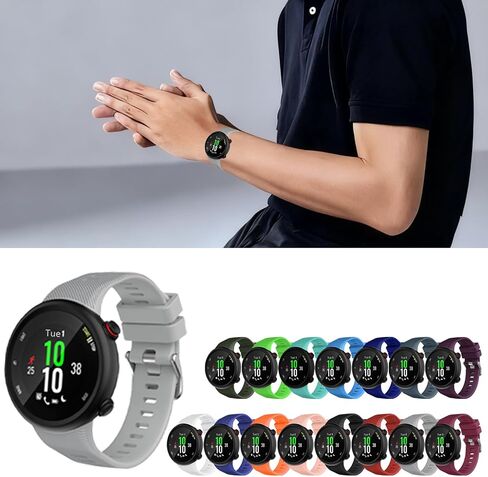 TopPerfekt Band Compatible with Garmin Forerunner 45, Sport Silicone Wristband Arm Band Replacement Bracelet for Forerunner 45 and Swim 2 in Saudi Arabia