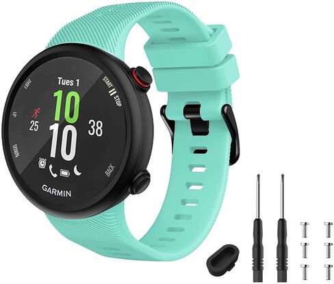 TopPerfekt Band Compatible with Garmin Forerunner 45, Sport Silicone Wristband Arm Band Replacement Bracelet for Forerunner 45 and Swim 2 in Saudi Arabia