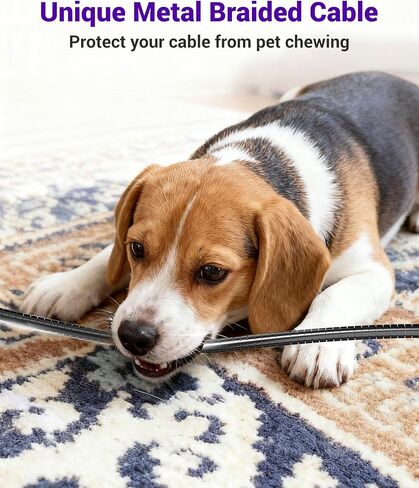 6.6Ft USB C to Lightning Cable Pet Proof iPhone Charger Metal Cord - MFi Metal Braided iPhone Charger Fast Charging 60W, Chew Proof Charging Cable with Data Sync Carplay for iPhone 14 13 12 11 XS XR 8 in Saudi Arabia