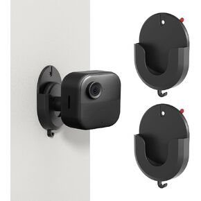 2 Pack Blink Outdoor Camera Mount – No Drill, No Screws, Strong Adhesive Wall Bracket for Blink Outdoor 4, Blink Indoor, Blink Mini, Blink Mini 2 Cameras, Easy to Install – Black in Saudi Arabia