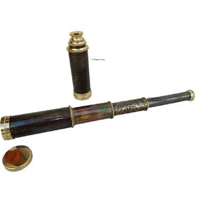 US HANDICRAFTS Antique Style - Marine Sailor-Dollond London Spyglass, 16 Inch Brass Telescope With High Resolution, Beautiful Lid And Finish By Â€¦ in Kuwait
