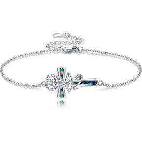 YAFEINI Guardian Angel Bracelet 925 Sterling Silver Angel Bracelet Mother's Day Jewelry for Women Mom in Saudi Arabia