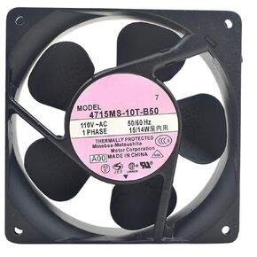 ل 4715MS-10T-B50 التيار المتناوب 110 فولت 50/60 هرتز 15/14 واط 12 سنتيمتر 12038 120x120x38 مللي متر 2600 دورة في الدقيقة محوري Fow مروحة التبريد in Kuwait