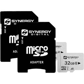 Synergy Digital 32GB Micro SDHC Secure Digital UHS-I Memory Cards, Compatible with Sony HDR-CX240B Camcorder - Class 10, U1, 100MB/s, 300 Series - Pack of 2 in Saudi Arabia