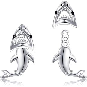Black Cat Earrings Sterling Silver Black Cat Stud Earrings Animal Halloween Jewelry for Women in Kuwait