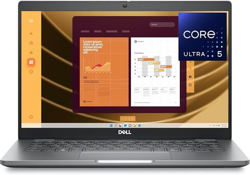 Dell Latitude 5350 Multi-Touch 2-in-1 Laptop 13.3" FHD, Intel Core Ultra 5-135U, 32GB RAM, 1TB NVMe SSD, Webcam, AX Wi-Fi, BT, Backlit Keyboard, Thunderbolt, HDMI, USB C, Windows 11 Pro, Notebook Grey in Saudi Arabia