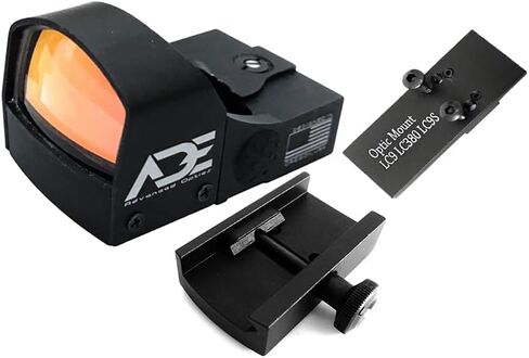 Ade Advanced Optics Compact RD3-009 Red Dot Reflex Sight for Ruger LC9, LC380, LC9S Pistol – Reflex Compact Sight, Doctor Footprint, Motion Awake, Compact Handgun Optic, Adjustable Windage & Elevation in Saudi Arabia