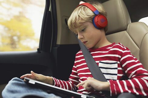 سماعات رأس لاسلكية للأطفال JBL Jr310BT - سماعات بلوتوث مع ميكروفون، صوت آمن أقل من 85 ديسيبل، بطارية 30 ساعة، قابلة للطي، مريحة، سهلة، ناعمة، ألوان رائعة (أحمر)، صغيرة (متجددة) in Kuwait