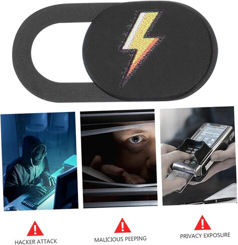 3PCS Phone Webcam Covers Adhesive Privacy Protectors for Laptop and Tablet Anti-Peeping Camera Shield Compatible Devices Black in Saudi Arabia