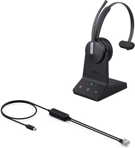 كابل هاتف وسماعة رأس لاسلكية WH64 DECT وBluetooth Mono UC، وكابل USB إلى RJ9 in Saudi Arabia