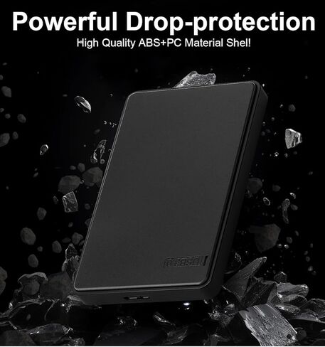 2.5" External Hard Drive Enclosure,5Gbps SATA to USB 3.0 Adapter Tool-Free External Hard Disk Case for 2.5 inch SATA HDD SSD 9.5mm 7mm，4TB Capacity in Saudi Arabia