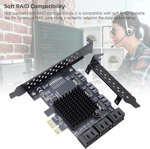Bewinner PCIE Expansion Card, 9 Port Serial ATA3.0 Adapter Card with hot swappable Design and NCQ Support, for 10 11 and Systems in Saudi Arabia