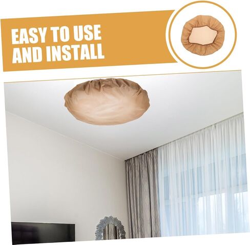 DOITOOL Light Diffuser Lamp Shade Cover for Pendant Lamps Eye Protection Barrier for Chandeliers for Lighting in Saudi Arabia