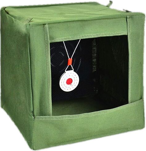 11.8x11.8x11.8in Target Box Practice Competitive Game Bulls Eye wear-Resistant Anti-Slingshot Target Box Bow Food Collection Box Slingshot Silencer… in Saudi Arabia