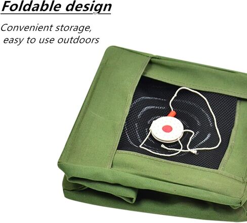 11.8x11.8x11.8in Target Box Practice Competitive Game Bulls Eye wear-Resistant Anti-Slingshot Target Box Bow Food Collection Box Slingshot Silencer… in Saudi Arabia
